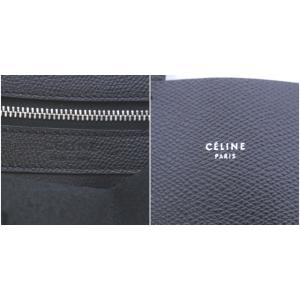 CELINE スモール バーティカル トートバッグ 2WAY レザー ブラック