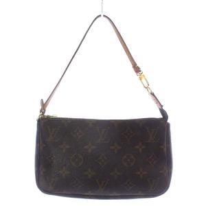 M51980 ポシェット ハンドバッグ モノグラム アクセソワール ワンハンドル ブラウン