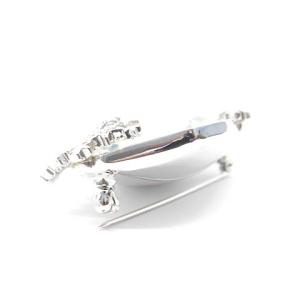 SWAROVSKI ピンブローチ クリスタル 星 スター シルバー色