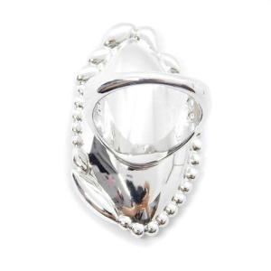 SWAROVSKI リング 指輪 クリスタル しずく 14号 シルバー色