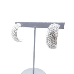 SWAROVSKI ピアス ストーン シルバー色