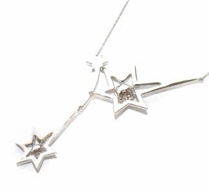 SWAROVSKI ネックレス ペンダント スター ラインストーン シルバー アクセサリー ジュエリー