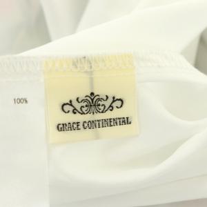 GRACE CONTINENTAL 23SS サマーカラープリントカシュクール キャミワンピ ロング 38 白 マルチカラー