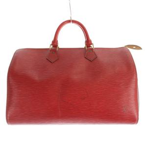 エピ スピーディ35 ハンドバッグ ボストンバッグ ロゴ レッド M42997