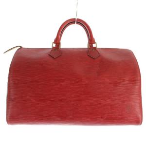 LOUIS VUITTON エピ スピーディ35 ハンドバッグ ボストンバッグ ロゴ レッド M42997