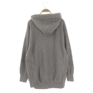 AMERICANA オーバーサイズ プルオーバーパーカー フード グレー