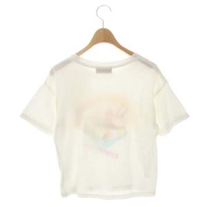 HYSTERIC GLAMOUR 22SS HYS PARFAIT Tシャツ カットソー 半袖 パフェプリント F 白 ホワイト マルチカラー
