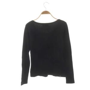 HYSTERIC GLAMOUR 23SS MELT ME チビTシャツ ロンT カットソー 長袖 アメリカンベア F 黒 ブラック オフホワイト