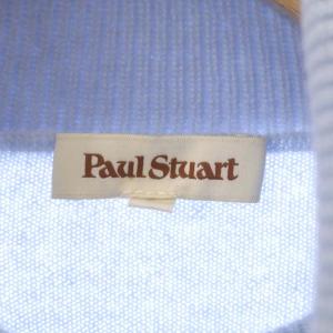Paul Stuart カシミヤ タートルネックニット セーター 長袖 6 ライトブルー