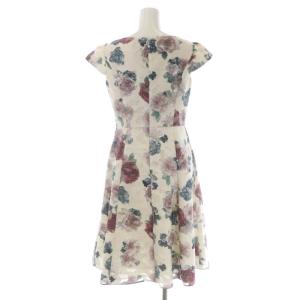 TOCCA 22AW【復刻&洗える!】ATELIER SENKA ワンピース 花柄 ひざ丈 フレンチスリーブ 0