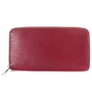ルイヴィトン エピ ジッピーウォレット 長財布 ロゴ レザー 赤 レッド