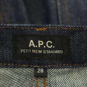 A.P.C. PETIT NEW STANDARD ボタンフライ デニムパンツ ジーンズ スリム ボタンフライ 28 紺 インディゴ