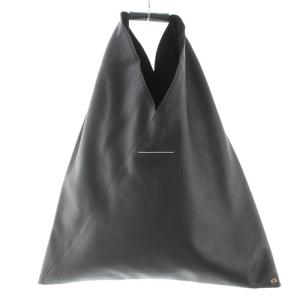 Maison Margiela MM6 ジャパニーズトートバッグ カーフレザー ハンドバッグ ブラック