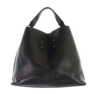 Martin Margiela 11 ハンドバッグ パンチング レザー ブラック