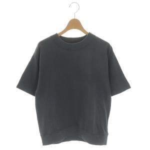 ROUGH COTTON JERSEY SS WOMENS カットソー 五分袖 プルオーバー 2 グリーングレー