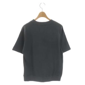MHL. ROUGH COTTON JERSEY SS WOMENS カットソー 五分袖 プルオーバー 2 グリーングレー