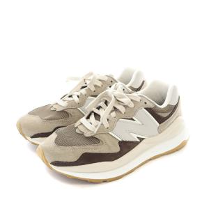 New Balance M5740 PCB スニーカー スエード 24cm ブラウン
