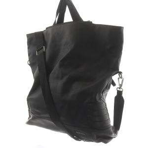 DIESEL トートバッグ ショルダーバッグ 2WAY ロゴ 黒 ブラック