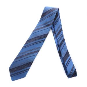 PAUL SMITH ネクタイ レギュラータイ マルチストライプ シルク 紺 ネイビー