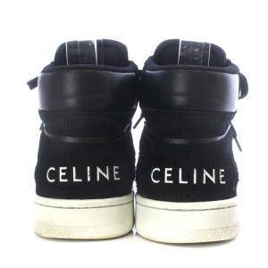 CELINE MU1201 Z TRAINER HIGH TOP SNEAKER 26.5cm ブラック
