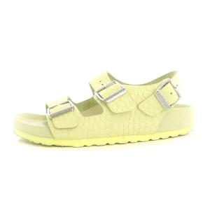 BIRKENSTOCK ミラノ Milano Rivet Logo サンダル 36 23.0cm 黄色 イエロー