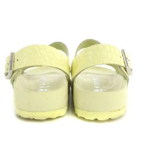 BIRKENSTOCK ミラノ Milano Rivet Logo サンダル 36 23.0cm 黄色 イエロー