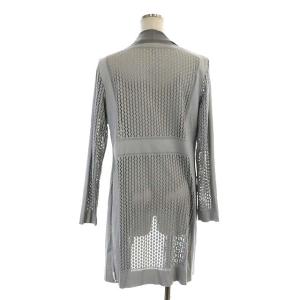 EPOCA 長袖 レースカーディガン ロング 40 グレー