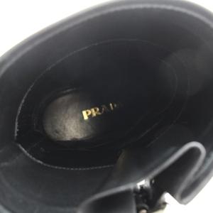 PRADA エンジニアブーツ ショートブーツ 35.5 22.5cm ブラック