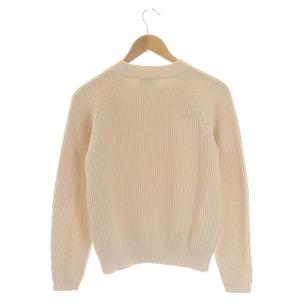 A.P.C. リブクルーネックニット セーター 長袖 S アイボリー