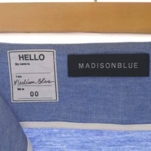 MADISONBLUE コットンリネンマキシースカート フレアスカート ロング 00 ライトブルー