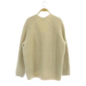 Acne Studios Vネック オーバーニット セーター 長袖 ウール S オフホワイト