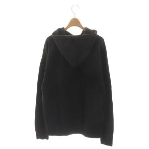 ISABEL MARANT ETOILE フロッキーロゴ フーディ パーカー スウェット プルオーバー 長袖 ラメ オーバーサイズ 裏起毛 34 黒 チャコール