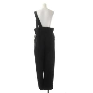 ENFOLD 23SS ONE-SHOULDER SARROUEL ワンショルダー ワイドパンツ 36 ブラック