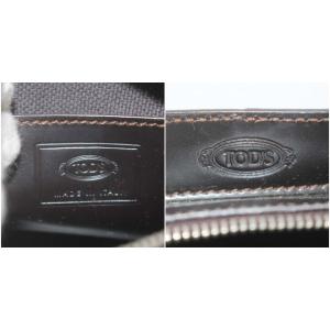 TOD'S ハンドバッグ ショルダーバッグ 2way 斜め掛け ミニ スタッズ ハラコ カーキ