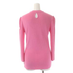 BORDERS at BALCONY 21年 ROUND NECK TOP ニット カットソー 長袖 38 ピンク