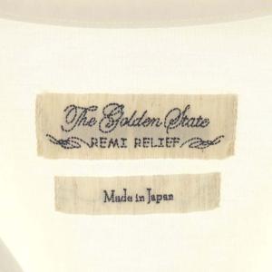 REMI RELIEF LAppartemen別注 長袖シャツ オーバーサイズ コットン F オフホワイト