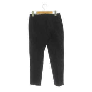Theory STRETCH CANVAS TREECA 4N パンツ テーパード ストレッチ 00 黒 ブラック