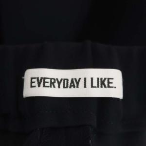 EVERYDAY I LIKE 22AW Easy Flare パンツ フレアパンツ イージー センタープレス 36 紺 ネイビー
