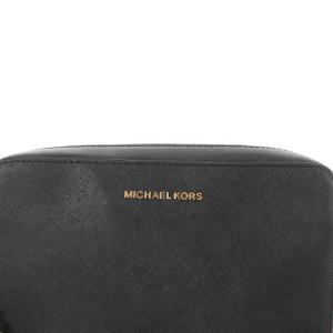 MICHAEL KORS ショルダーバッグ レザー ロゴ 黒 ブラック