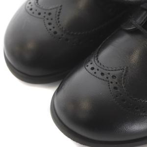 BIRKENSTOCK Laramie Low ララミーロー ドレスシューズ レースアップシューズ レザー ウィングチップ 37 24.0cm 黒