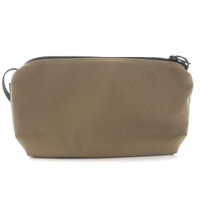 Hervé Chapelier ナイロンスクエアショルダー バッグ 無地 S グレージュ 2884N