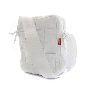 Supreme 23SS Woven Shoulder Bag 格子編み ロゴ ホワイト SUP-SS23-352