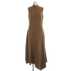 CASA FLINE 19AW カーディガンセットニットワンピース ロング セットアップ 上下 F 茶 ブラウン