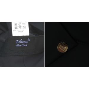 Athena New York bridget 帽子 ハット つば広 リボンモチーフ ブラック