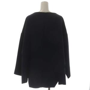 ENFOLD セットアップ 上下 PEダブルクロススリットドレープブラウス 長袖 PEダブルクロスゴム ジョッパーズパンツ テーパード 36