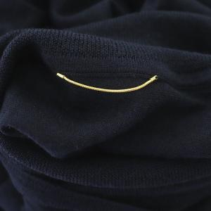 L'Appartement T/N Volume Knit ニット カットソー 長袖 タートルネック ウール 紺 ネイビー
