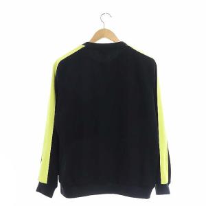 KENZO Classic Tiger Sweatshirts タイガー ロゴ ラインスウェット カットソー 長袖 刺繍 M 黒 白 黄