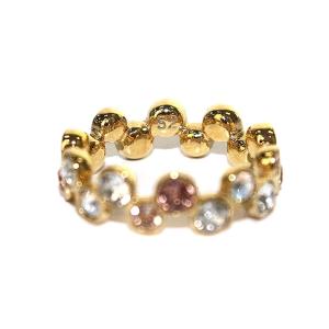 SWAROVSKI リング 指輪 クリスタル ストーン ゴールド マルチカラー