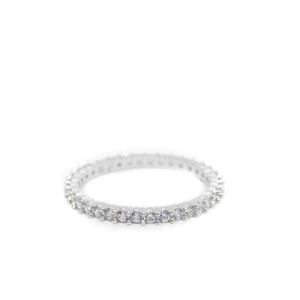 SWAROVSKI Vittore クリスタル パヴェ リング 指輪 9号 シルバー色 5028227