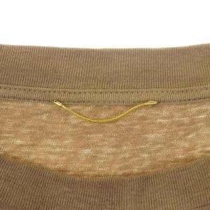 Deuxieme Classe 23SS Uneven dyeing Tシャツ カットソー 半袖 ベージュ